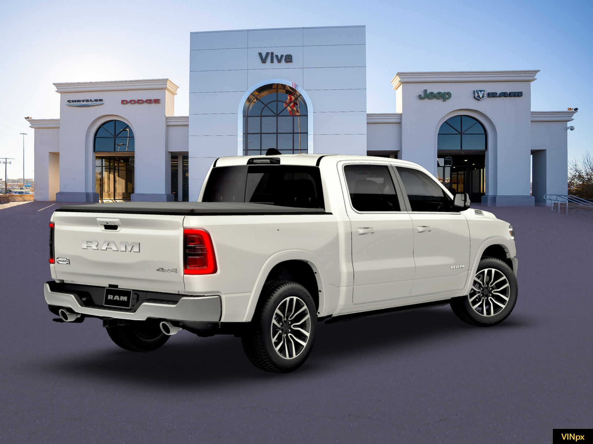 New 2026 Ivory White Tri-Coat Pearlcoat RAM Limited image 7