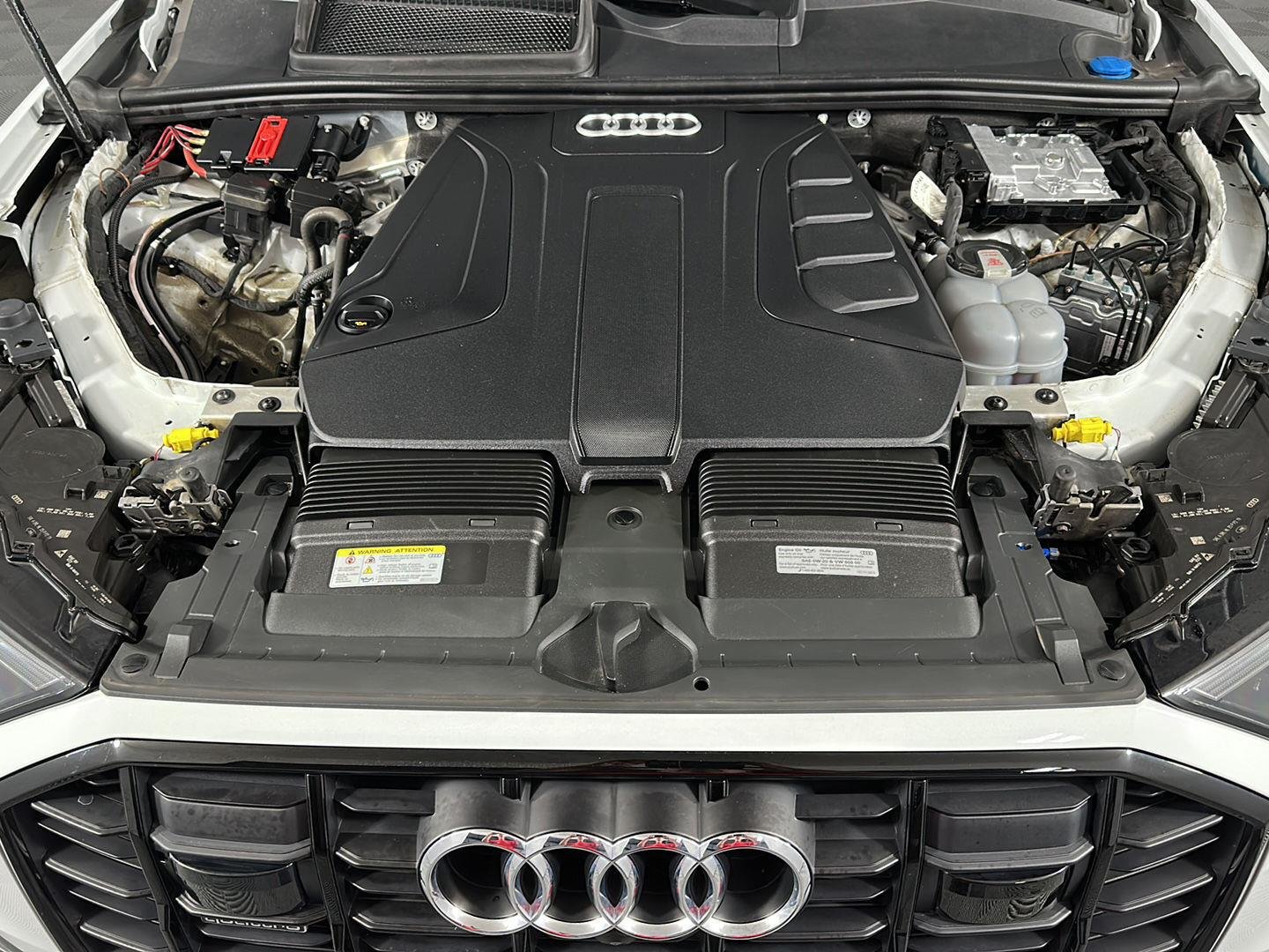 Used 2023 Glacier White Metallic Audi Premium Plus image 3