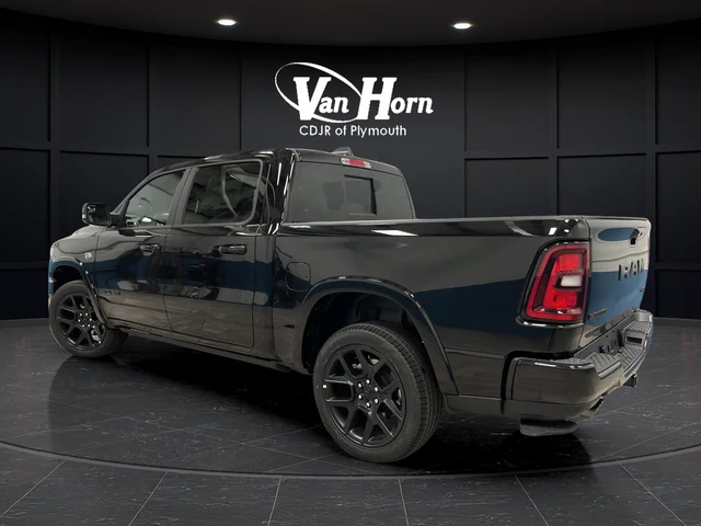 New 2026 Diamond Black Crystal Pearl-Coat Exterior Paint RAM Laramie image 5