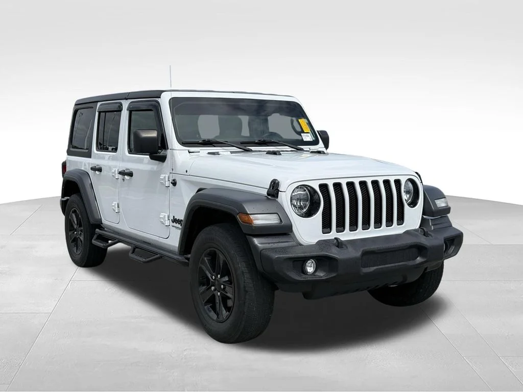 Used 2021 White Jeep Unlimited Sport Altitude image 7
