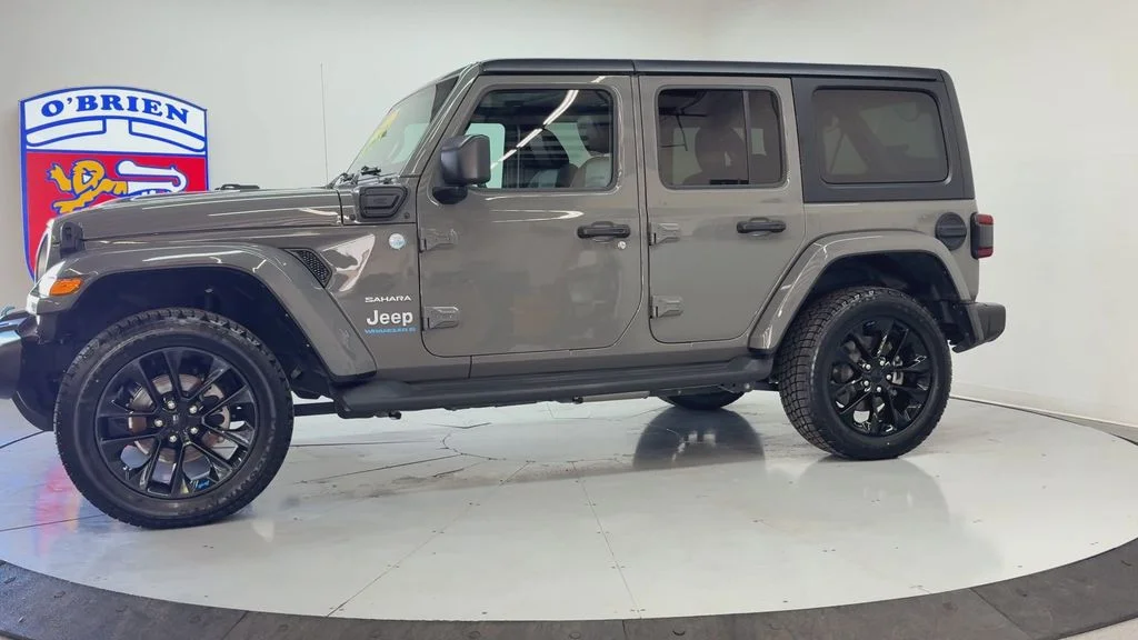 Used 2023 Gray Clearcoat Jeep Sahara 4xe image 8