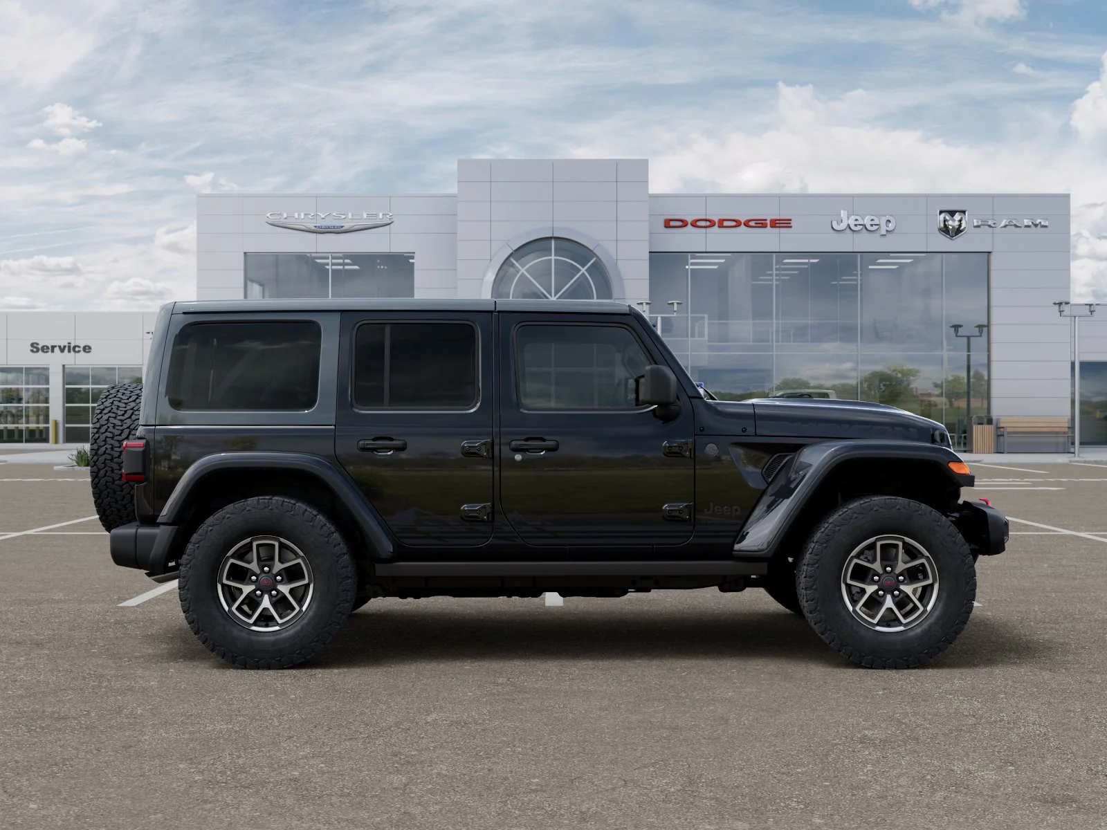New 2026 Black Clear-Coat Exterior Paint Jeep Rubicon image 44