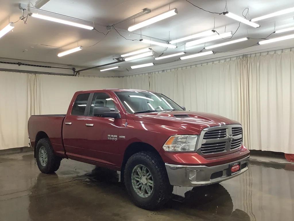 Used 2013 Deep Cherry Red Crystal Pearlcoat Ram Big Horn image 4