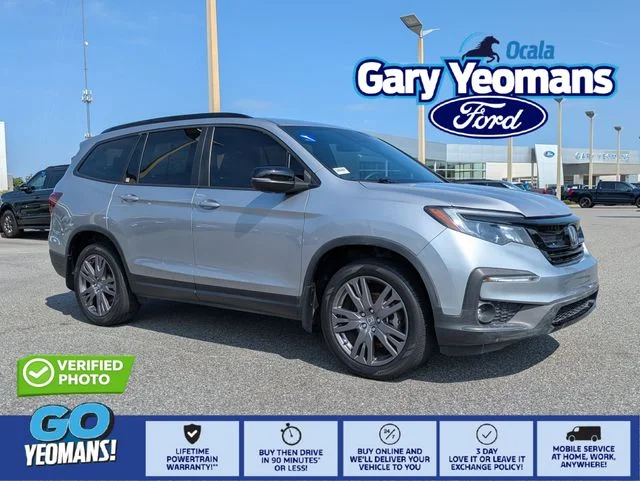 Certified Used 2022 Lunar Silver Metallic Honda Sport image 1