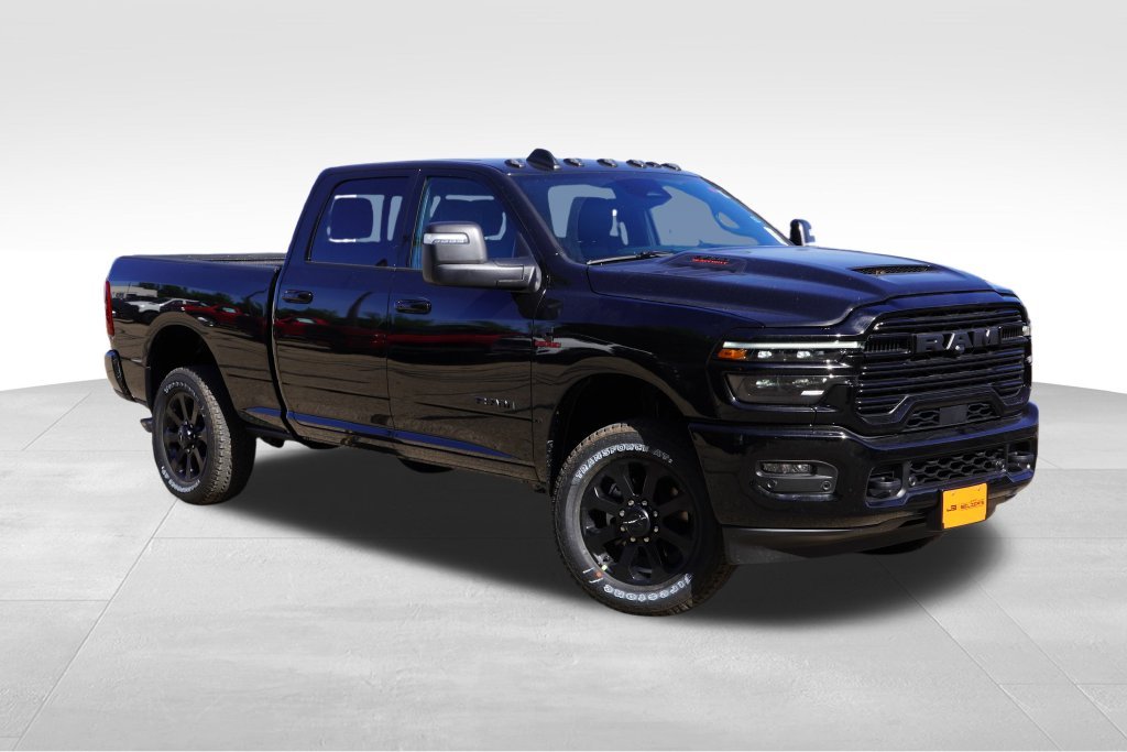 New 2027 Diamond Black Crystal Pearl-Coat Exterior Paint RAM Laramie image 1