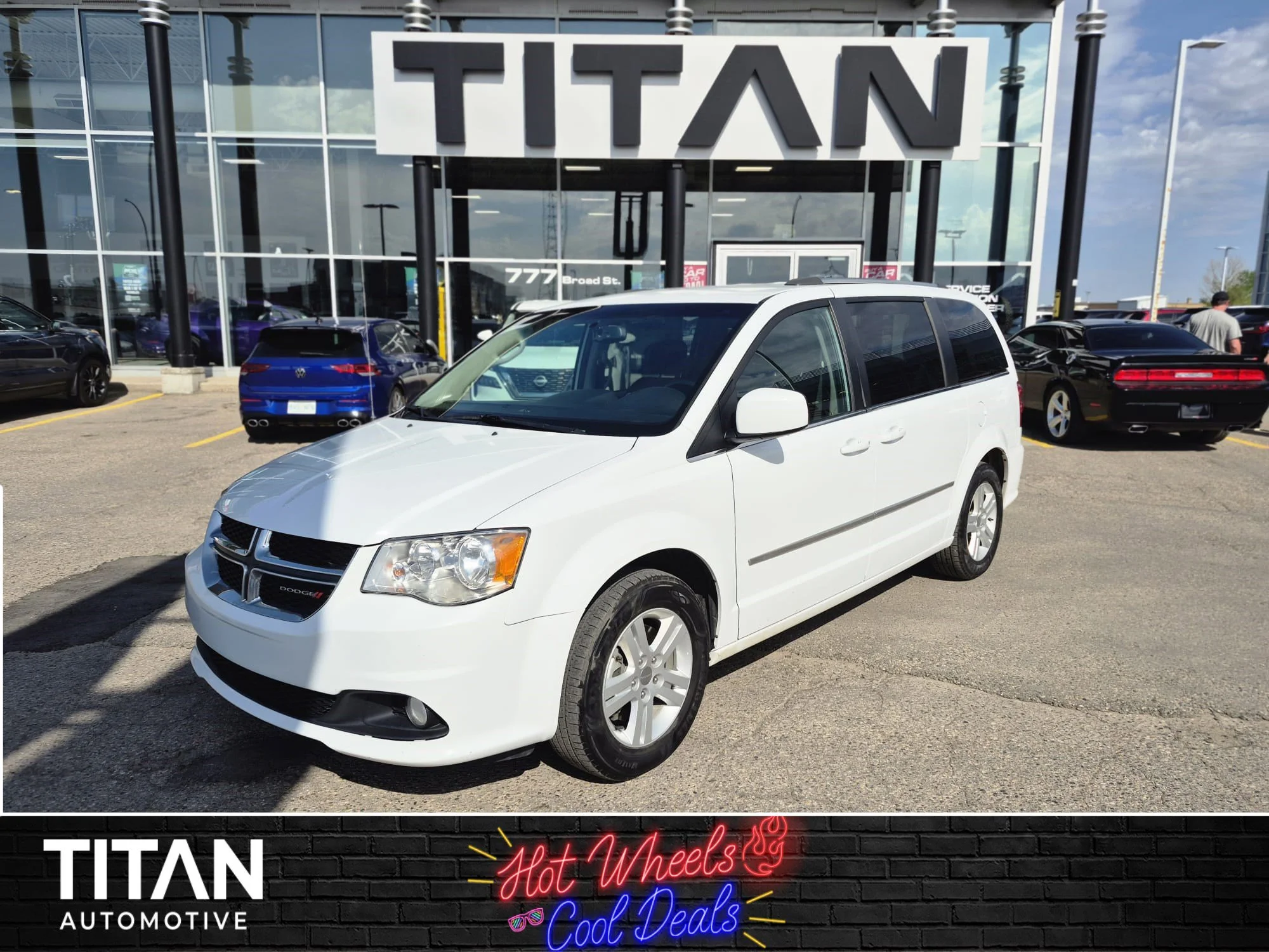 Certified Used 2017 White Dodge Crew image 1