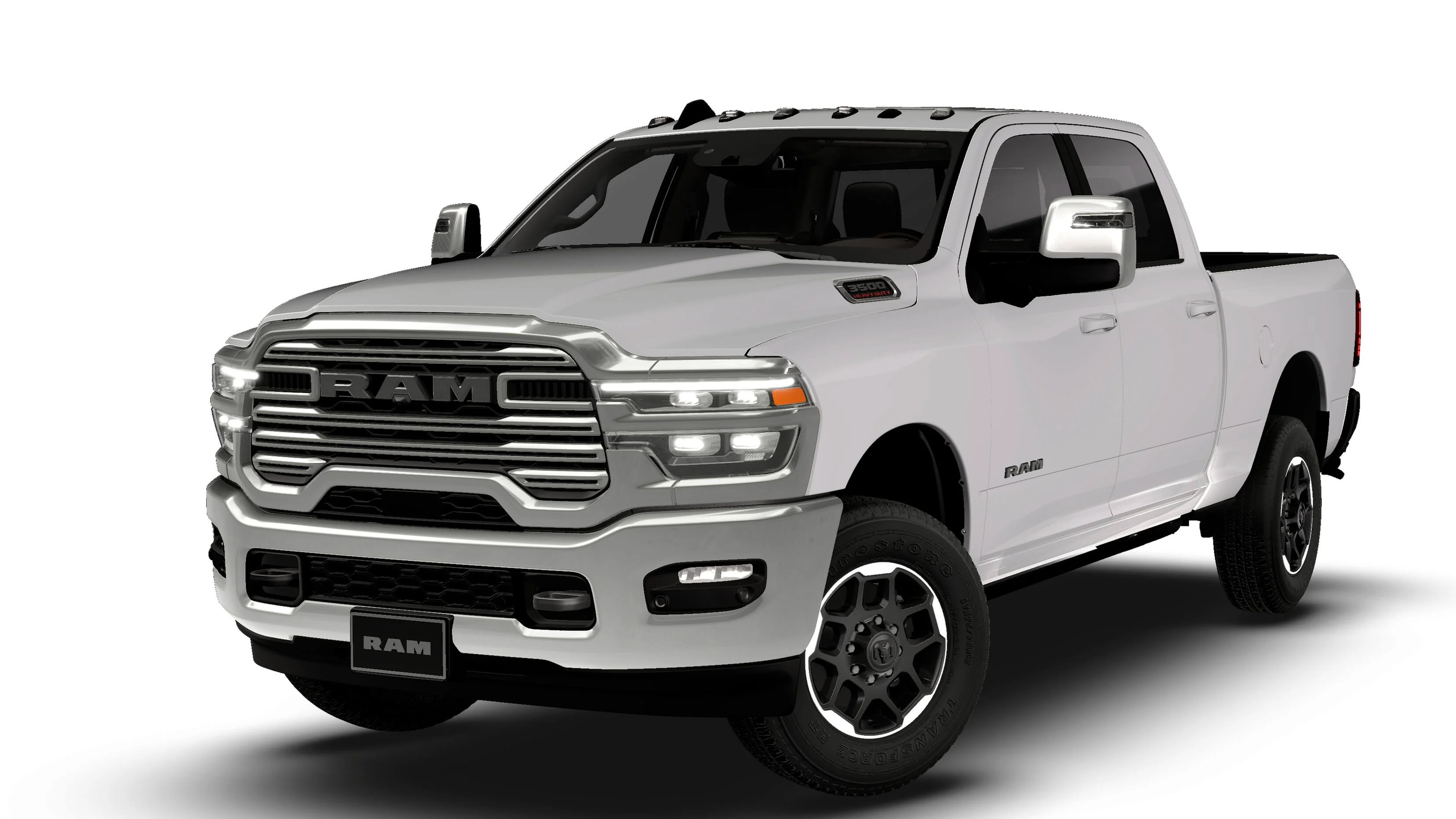 New 2026 Bright White Clear-Coat Exterior Paint RAM LARAMIE image 13