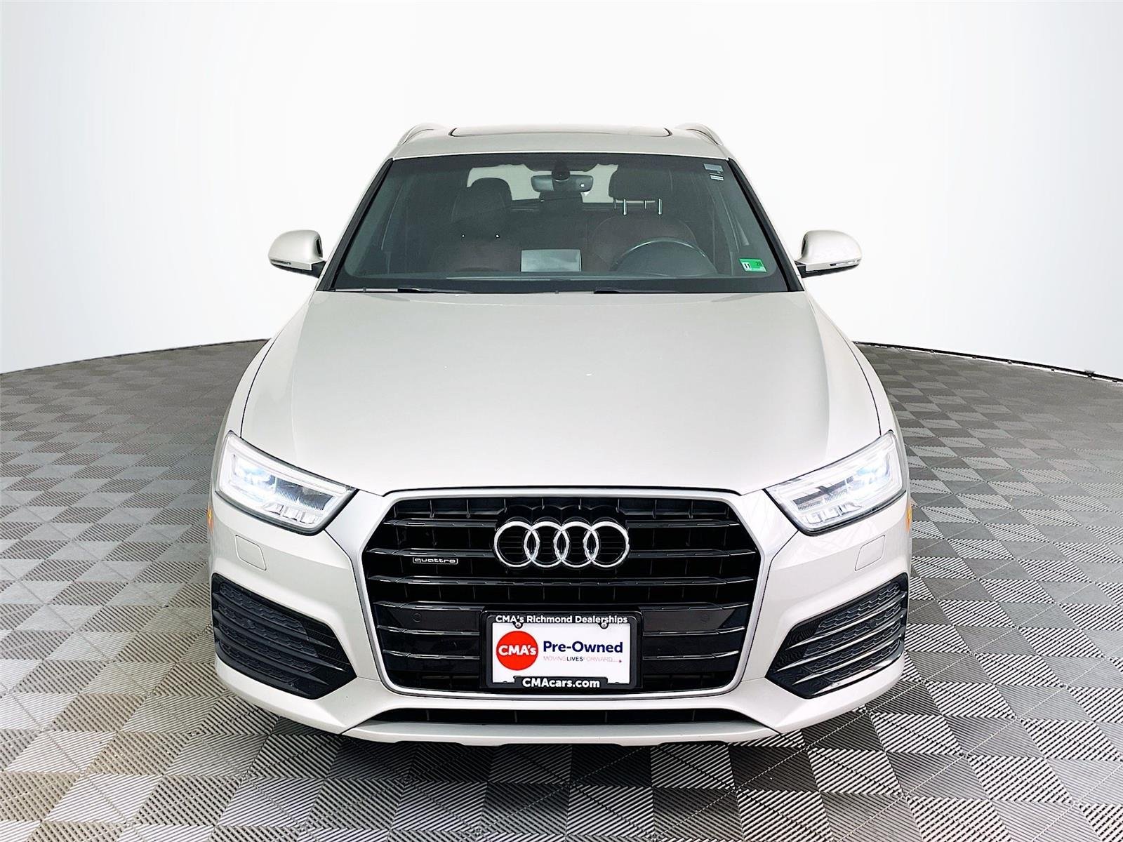 Used 2018 Audi Q3 Premium Plus with VIN WA1JCCFS2JR008257 for sale in South Chesterfield, VA