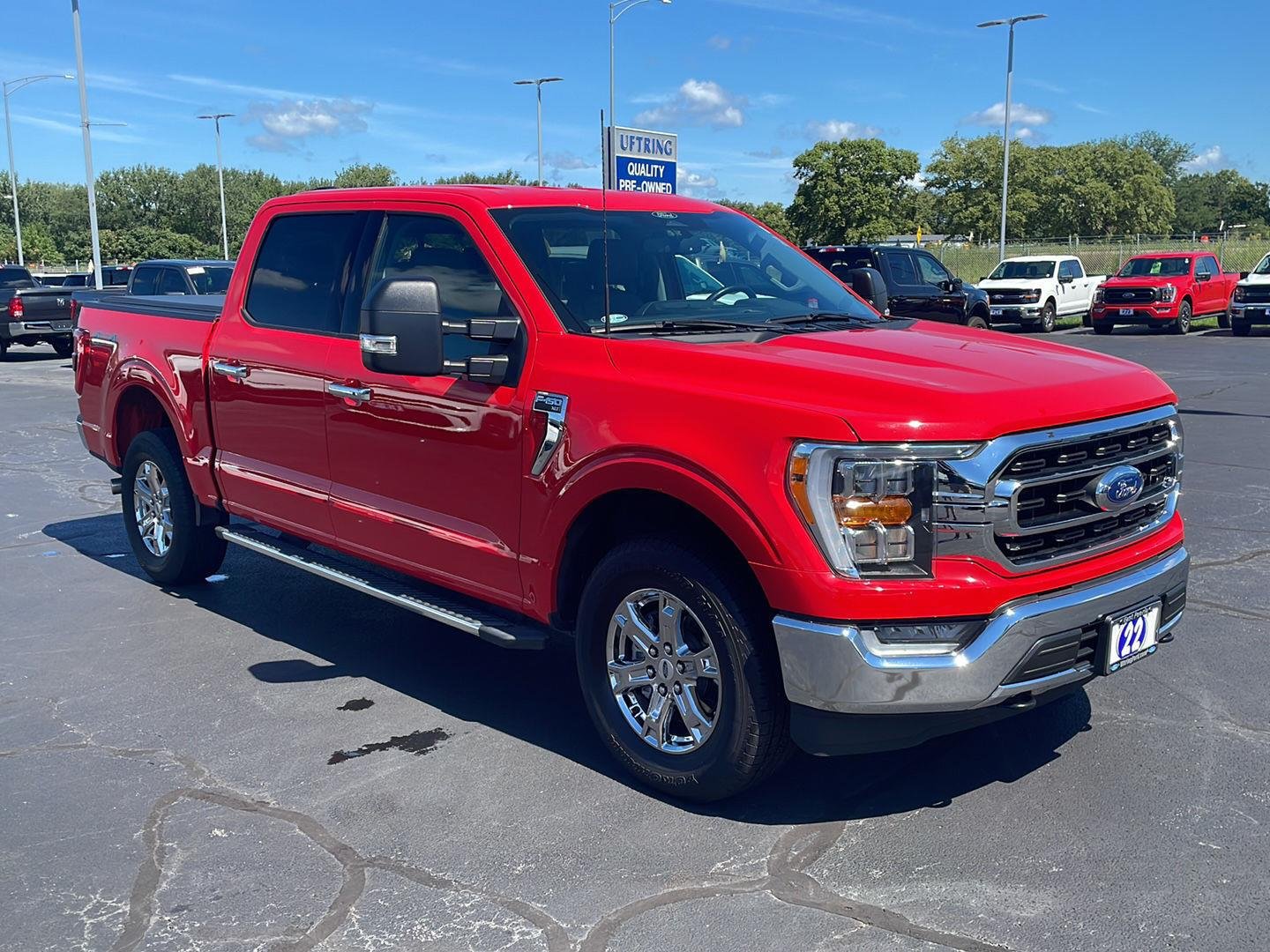 Used 2022 Race Red Ford XLT image 7