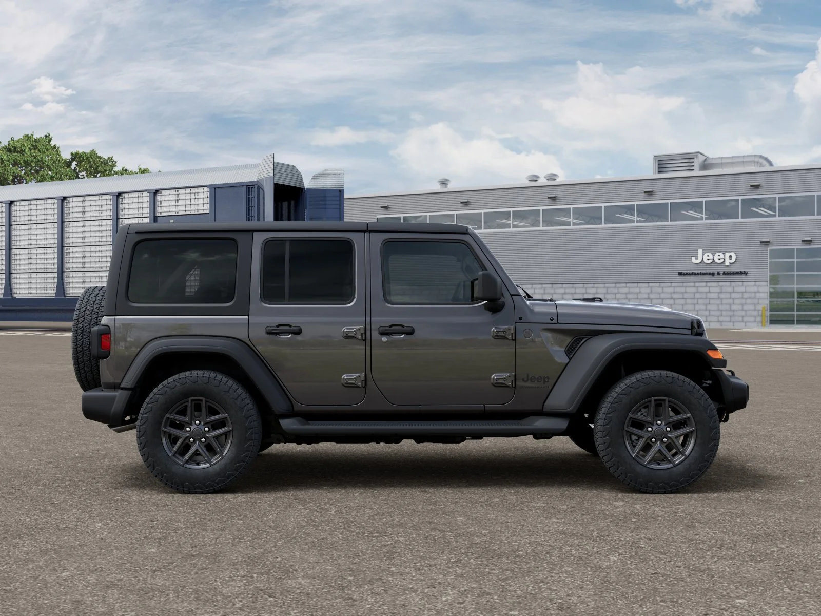 New 2026 Granite Crystal Metallic Clear-Coat Exterior Paint Jeep Sport S image 21