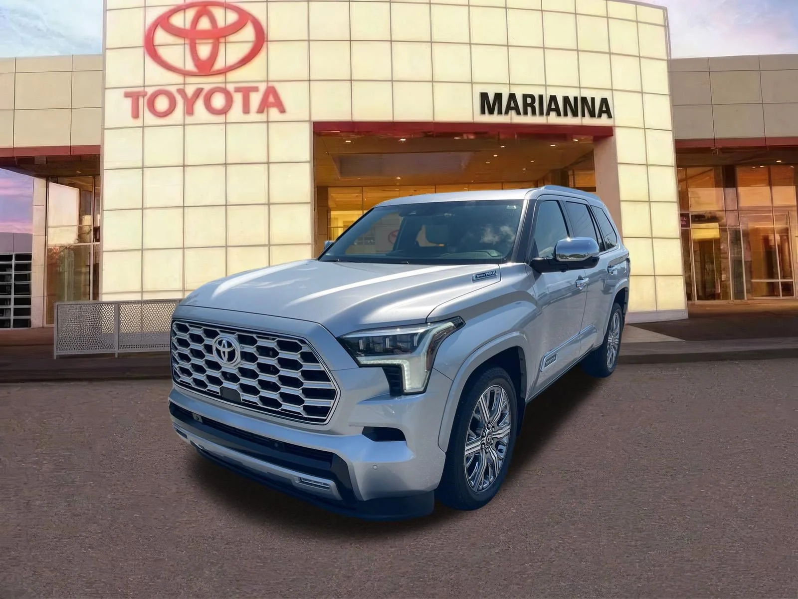 Used 2025 Celestial Silver Metallic Toyota Capstone image 3
