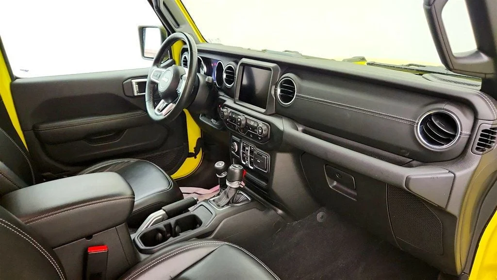 Used 2023 High Velocity Clearcoat Jeep Sahara 4x4 w/ Black Hard Top & Cold Weather Group image 25