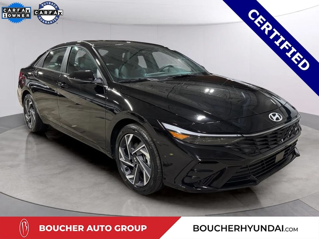 Certified Used 2025 Abyss Black Hyundai Limited image 1