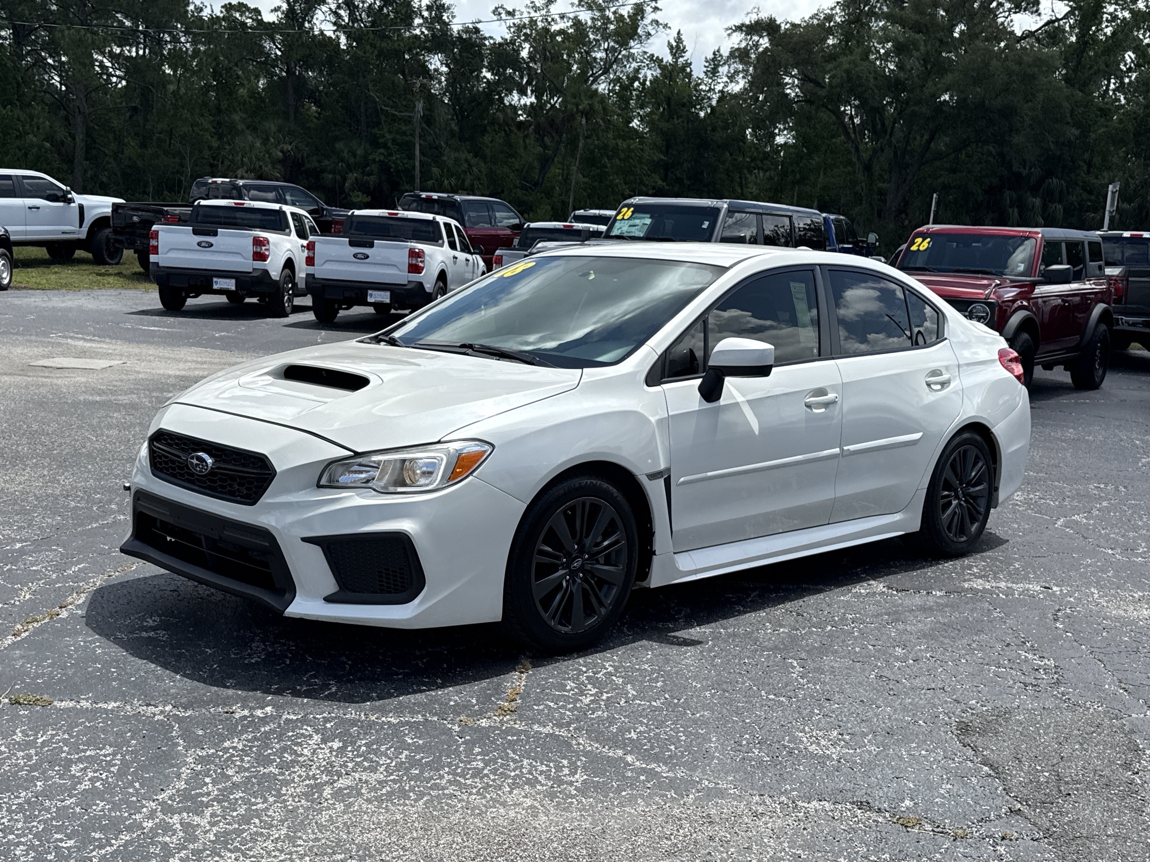 Used 2018 Crystal White Pearl Subaru Base image 14