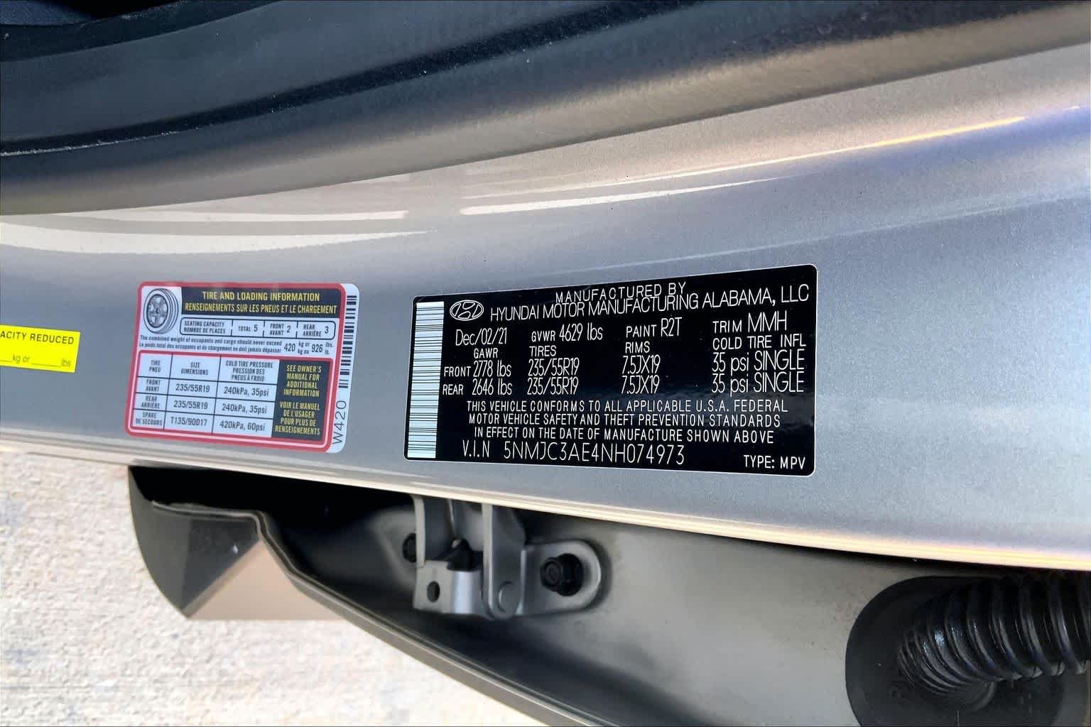 Used 2022 Shimmering Silver Hyundai SEL image 33