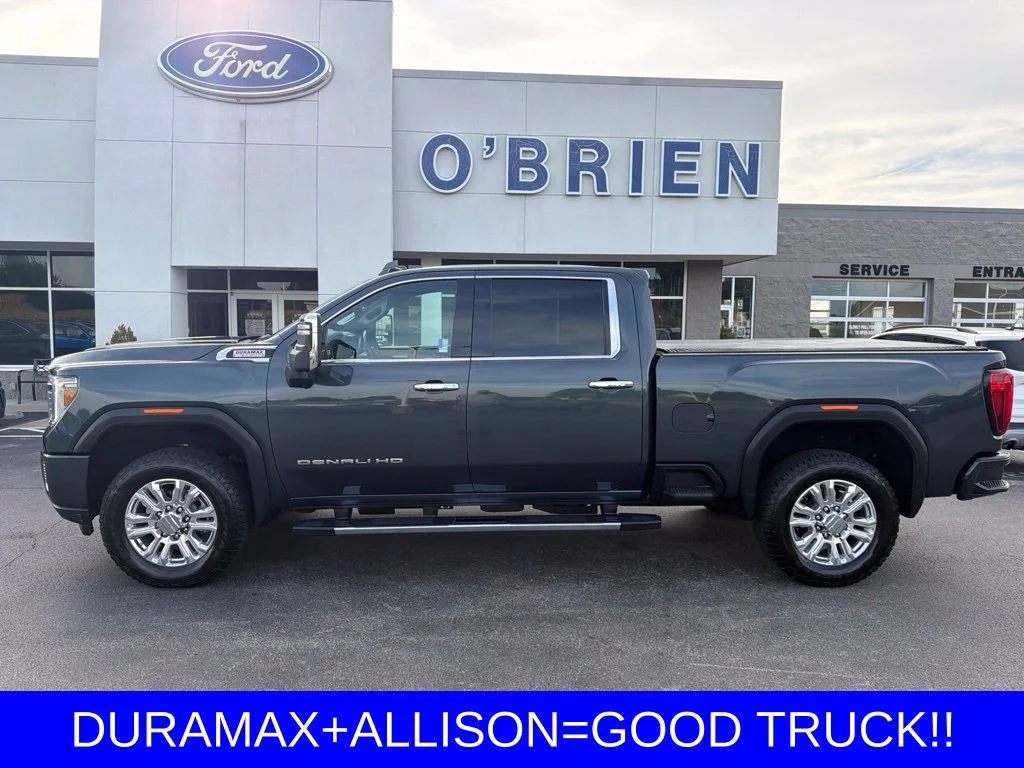 Used 2021 Hunter Green GMC Denali image 2