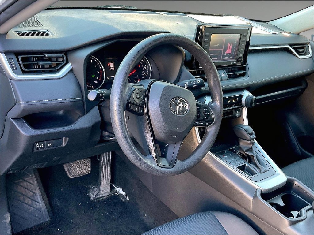 Used 2021 Super White Toyota LE image 8