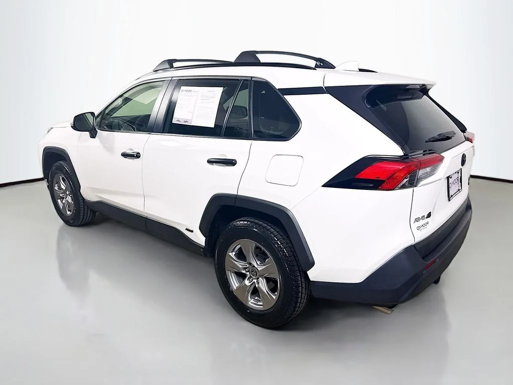 Certified Used 2022 White Toyota Hybrid XLE image 5