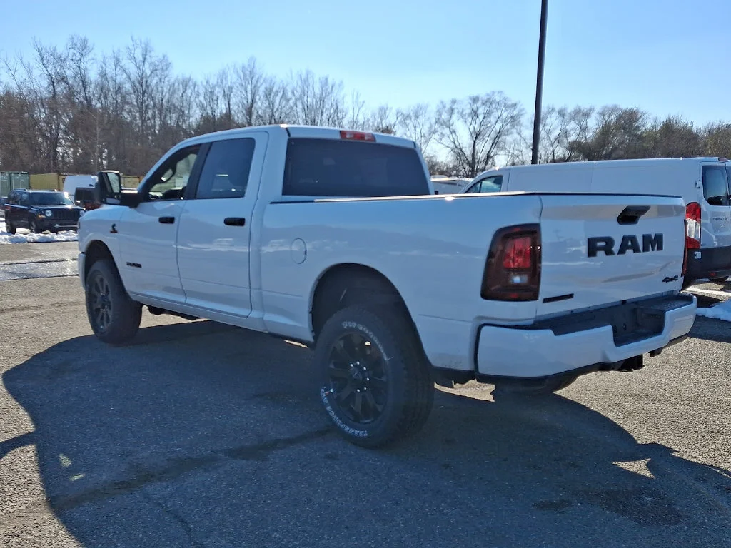 New 2026 Bright White Clear-Coat Exterior Paint RAM Big Horn image 6