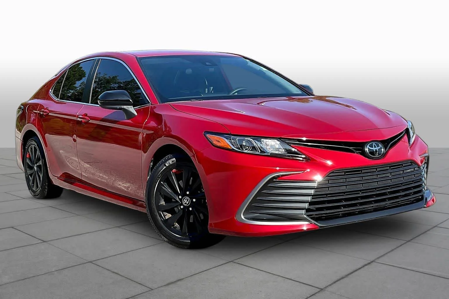 Certified Used 2023 Supersonic Red Toyota LE image 3