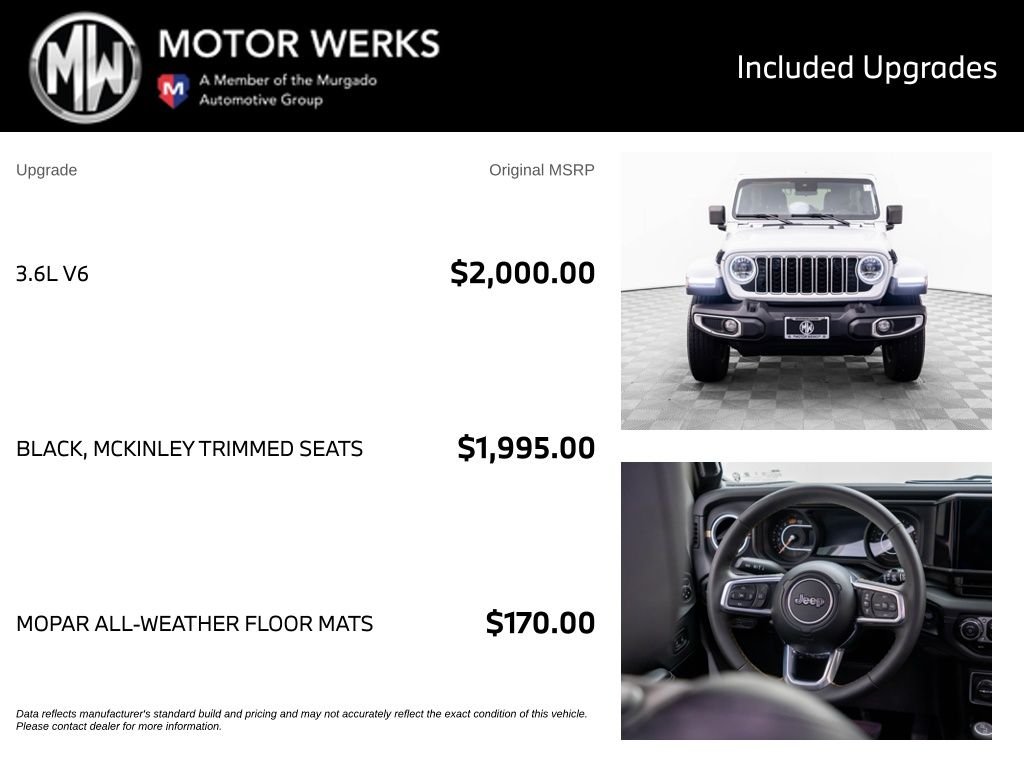 Used 2024 White Jeep Sahara image 4