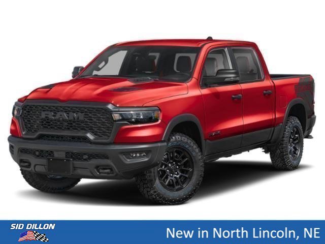 New 2027 Molten Red Pearlcoat RAM 4WD CREW 5