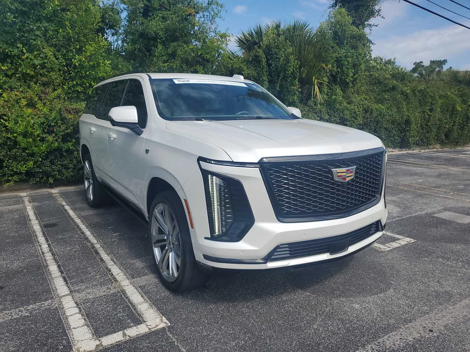 Used 2025 Crystal White Tricoat Cadillac Sport Platinum image 7