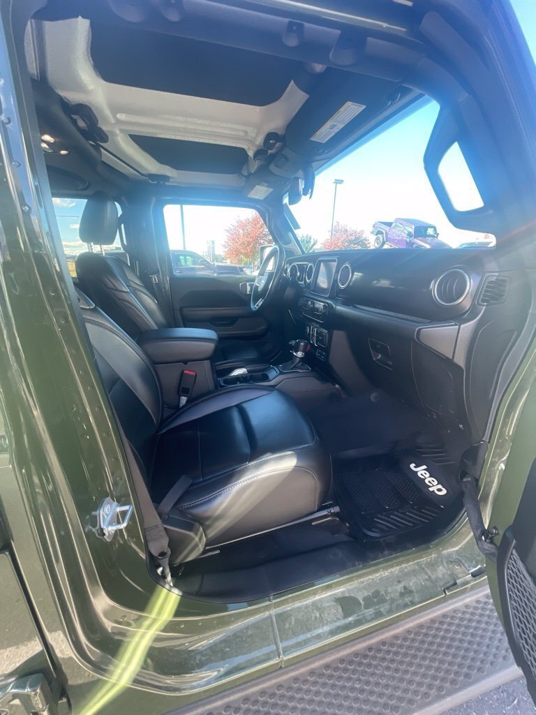 Certified Used 2021 Green Jeep Unlimited Sahara Altitude image 23