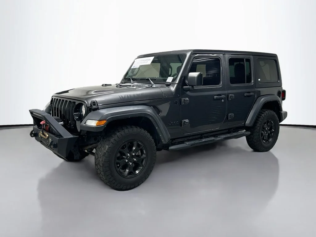 Used 2022 Gray Jeep Unlimited Willys image 1