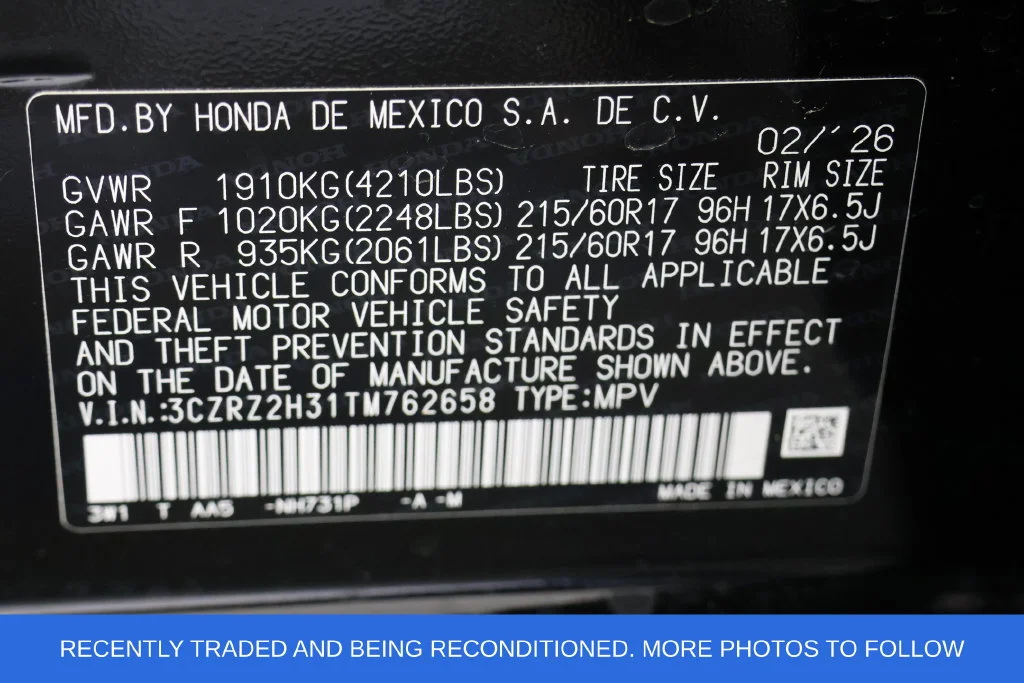 Used 2026 Crystal Black Pearl Honda LX image 28