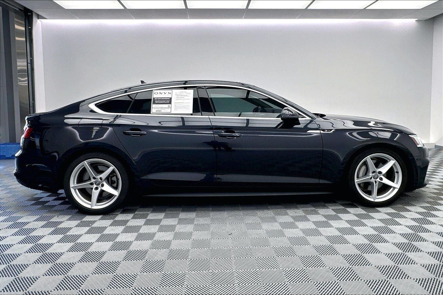 Used 2018 Moonlight Blue Metallic Audi Premium Plus image 4