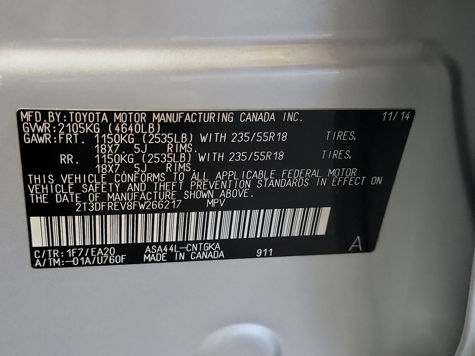 Used 2015 Classic Silver Metallic Toyota Limited image 32