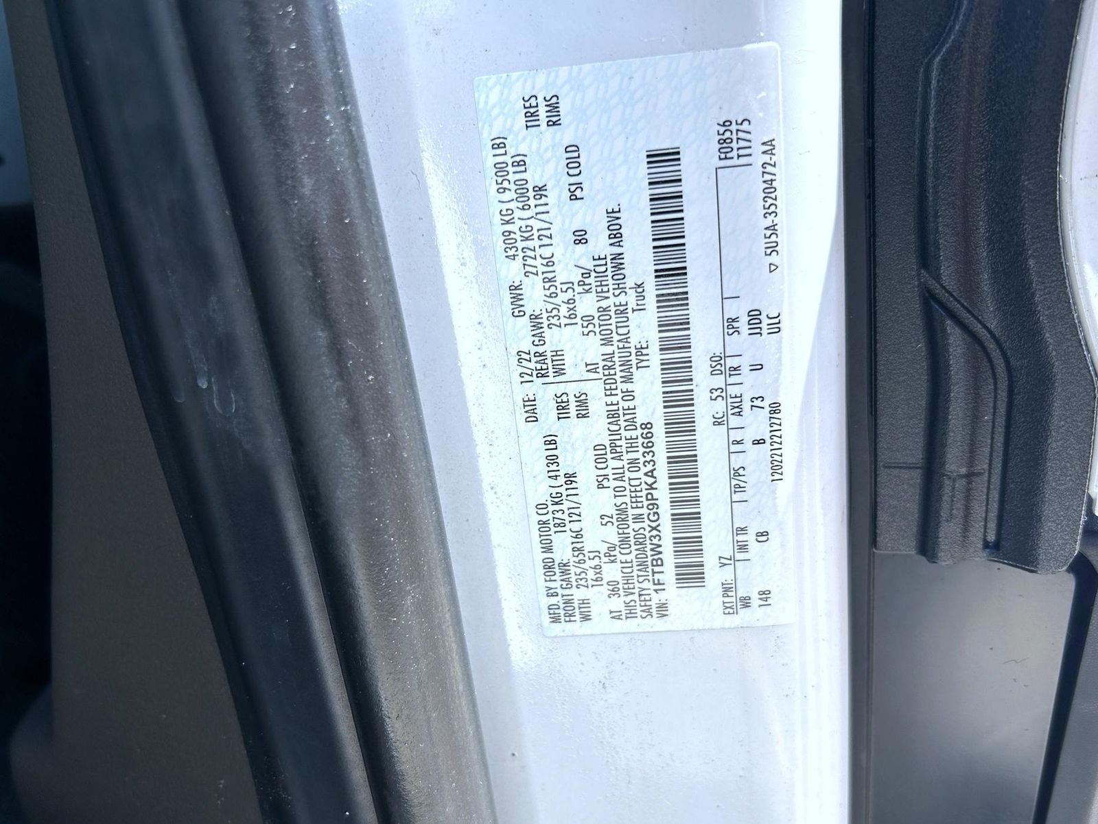 Used 2023 White Ford Base image 25