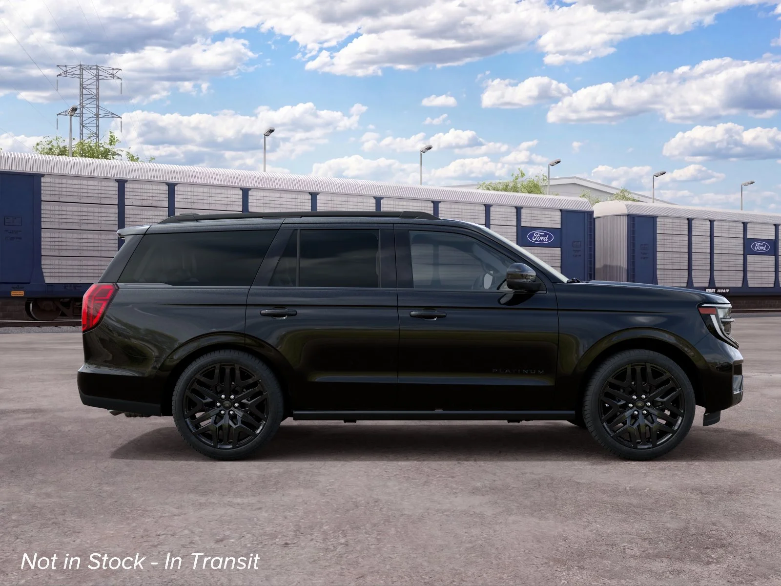 New 2027 Agate Black Metallic Ford Platinum image 5