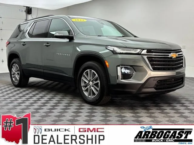 Used 2023 Silver Sage Metallic Chevrolet LT Leather image 1