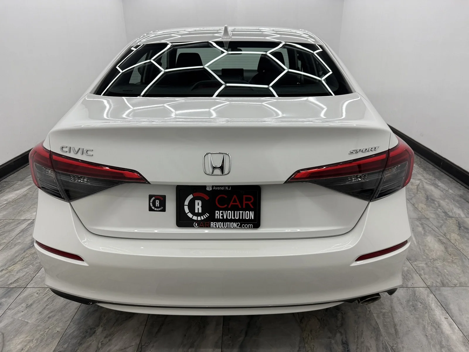 Used 2024 Platinum White Pearl Honda Sport CVT image 5