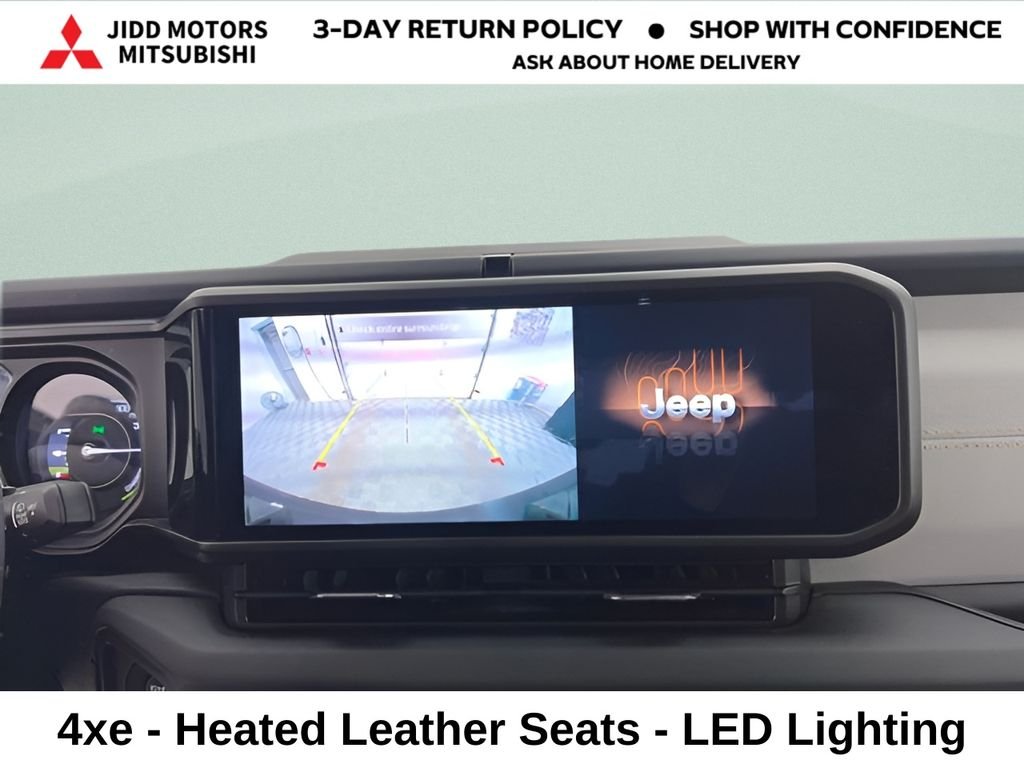 Used 2025 Bright White Clearcoat Jeep Sahara 4xe image 22