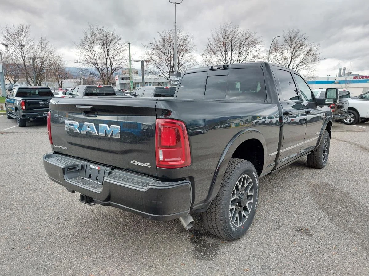 New 2026 Black RAM Limited Longhorn 4x4 Crew Cab 6