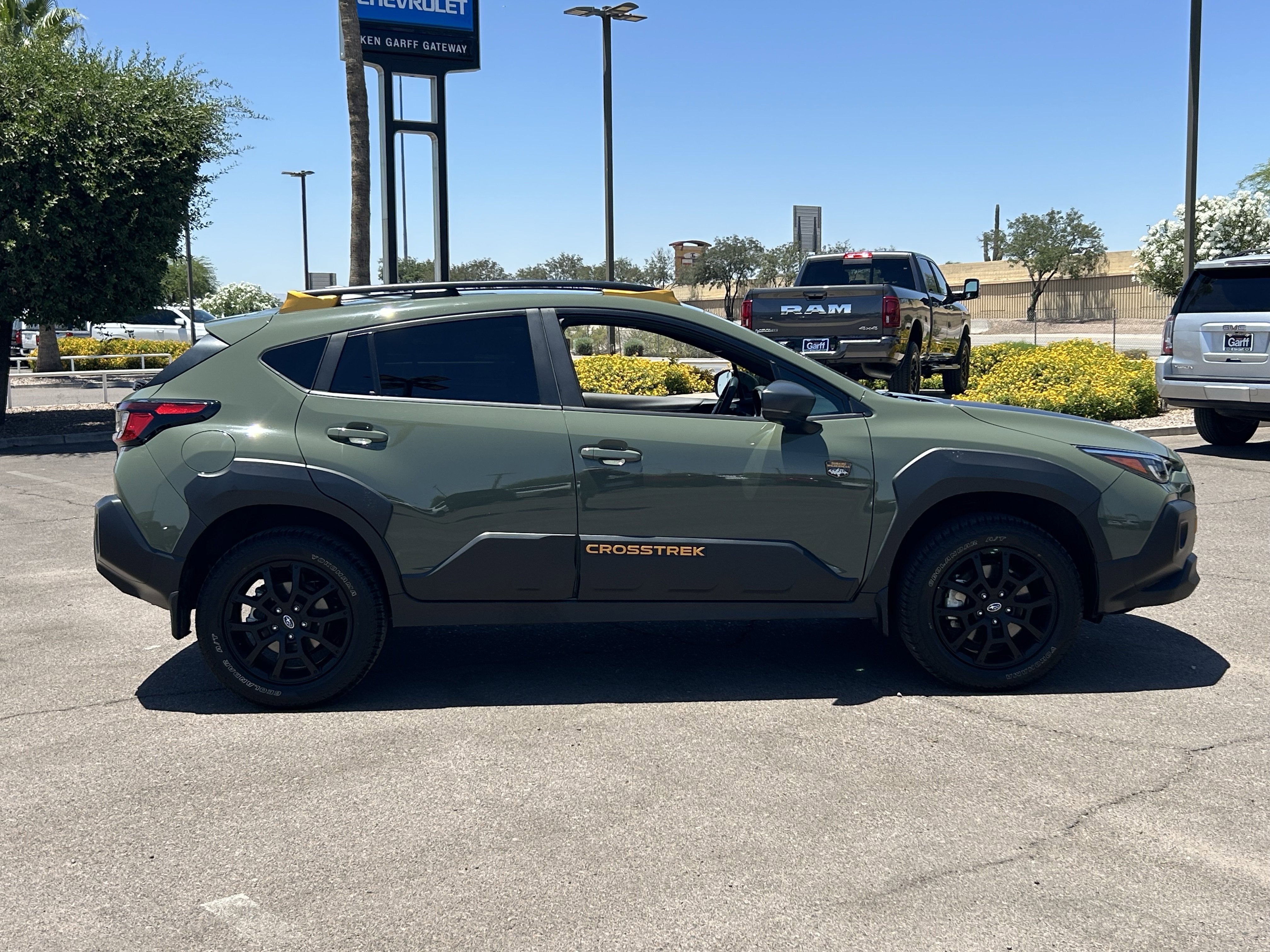 Used 2024 Alpine Green Subaru Wilderness image 6