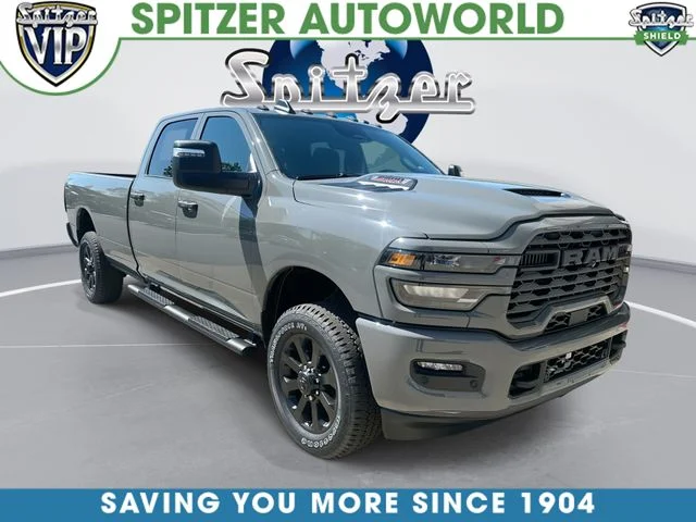 Ceramic Gray Clear-Coat Exterior Paint 2026 RAM 2500 Tradesman Crew Cab LB 4WD Pickup Truck Four-Wheel Drive 8-Speed Automatic