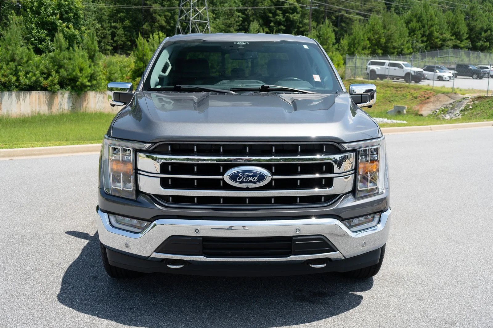 Used 2021 Gray Metallic Ford Lariat image 2