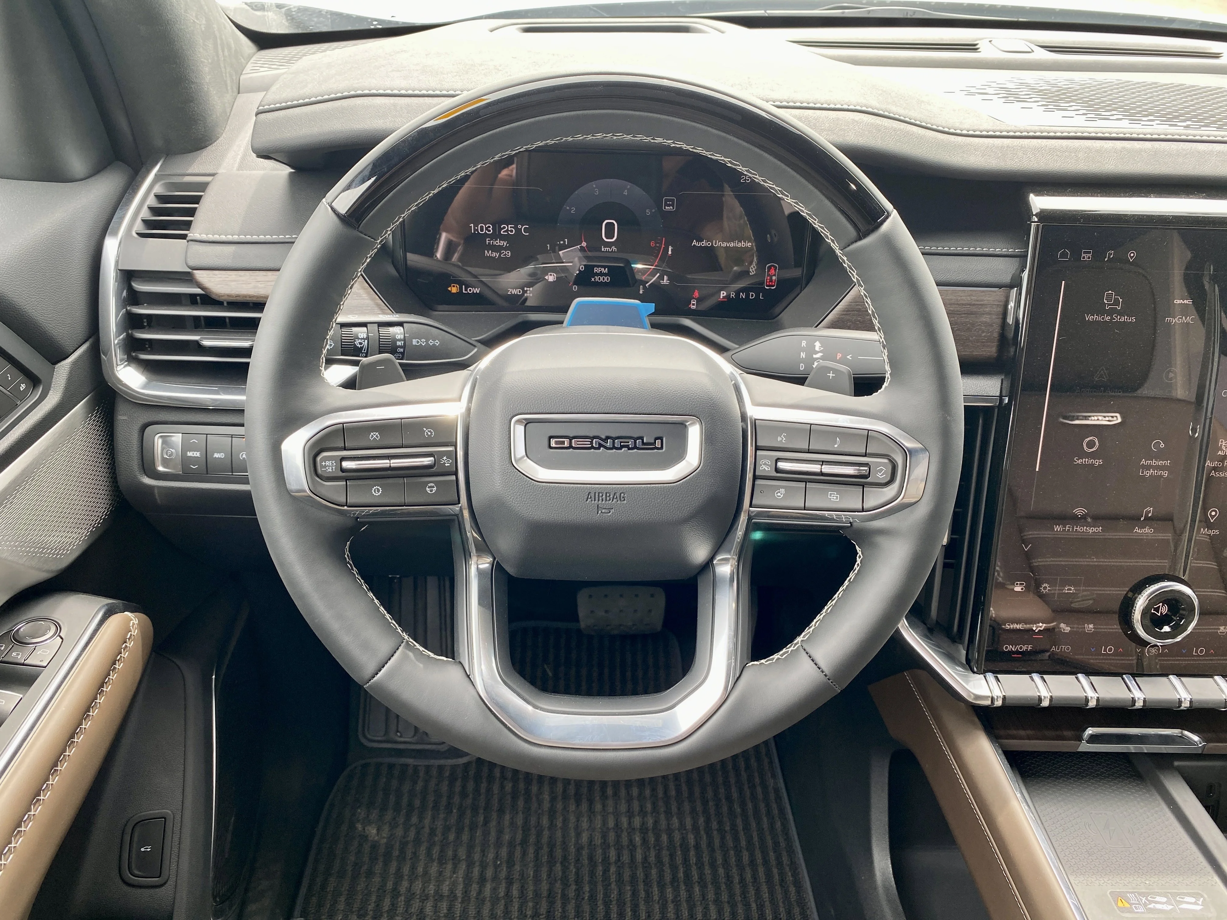 New 2026 GLACIER WHITE TRICOAT GMC Denali Ultimate image 16