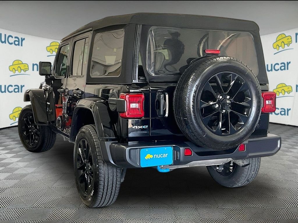 Used 2024 Black Jeep Sahara 4xe image 4