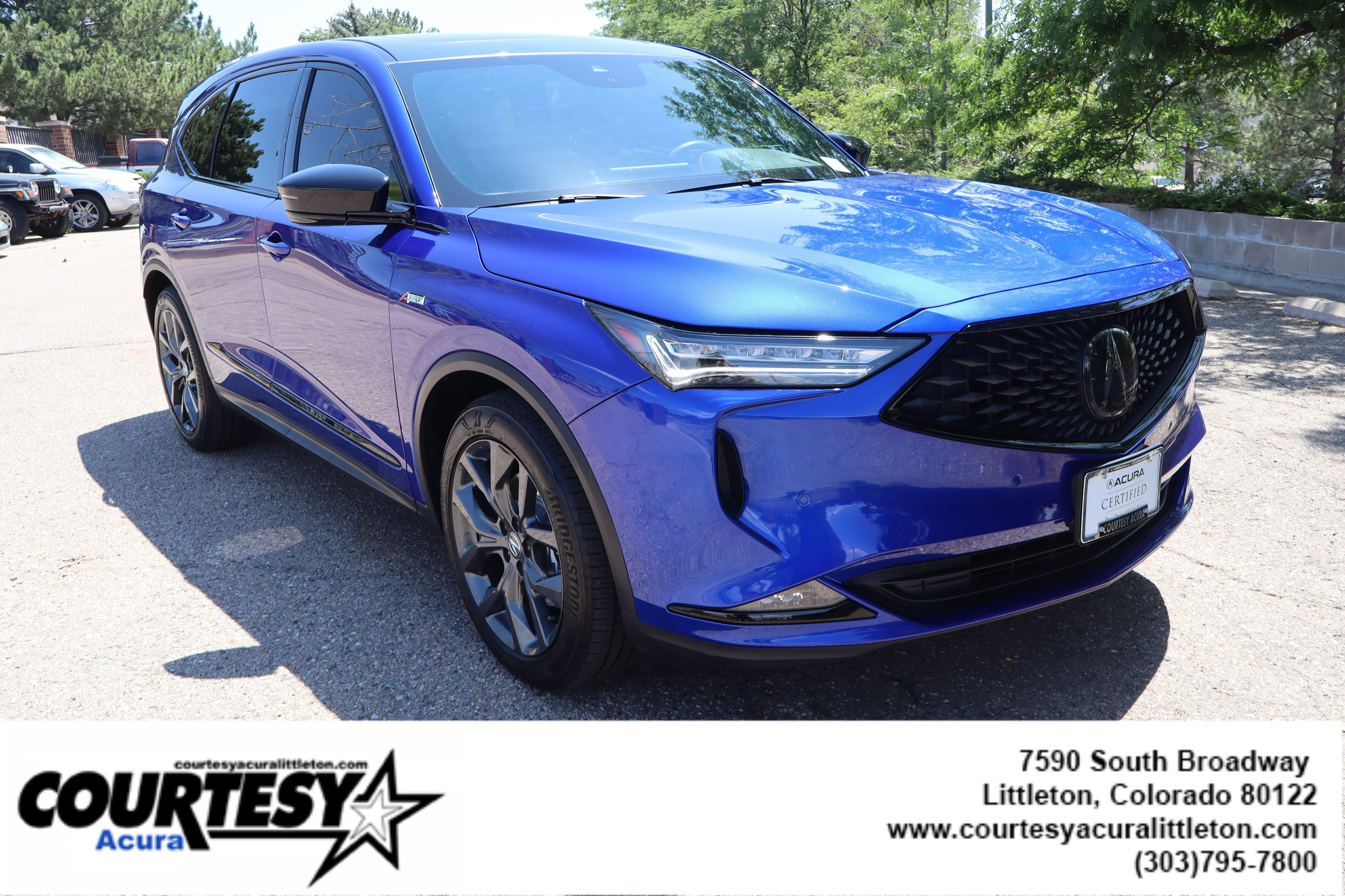 Certified Used 2024 Apex Blue Pearl Acura SH-AWD A-SPEC image 9