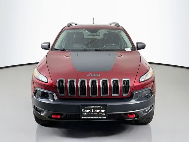 Used 2017 Jeep Cherokee Trailhawk with VIN 1C4PJMBS5HW532208 for sale in Bloomington, IL