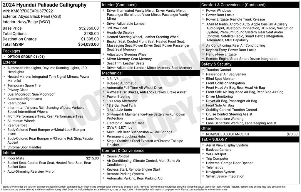 Used 2024 Black Hyundai Calligraphy image 6