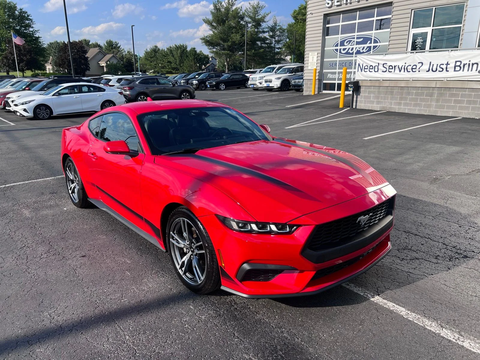 Used 2024 Red Ford EcoBoost image 8