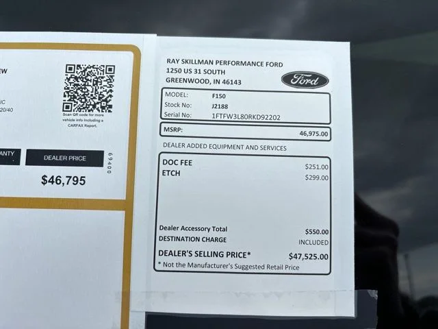Certified Used 2024 Agate Black Metallic Ford XLT image 2
