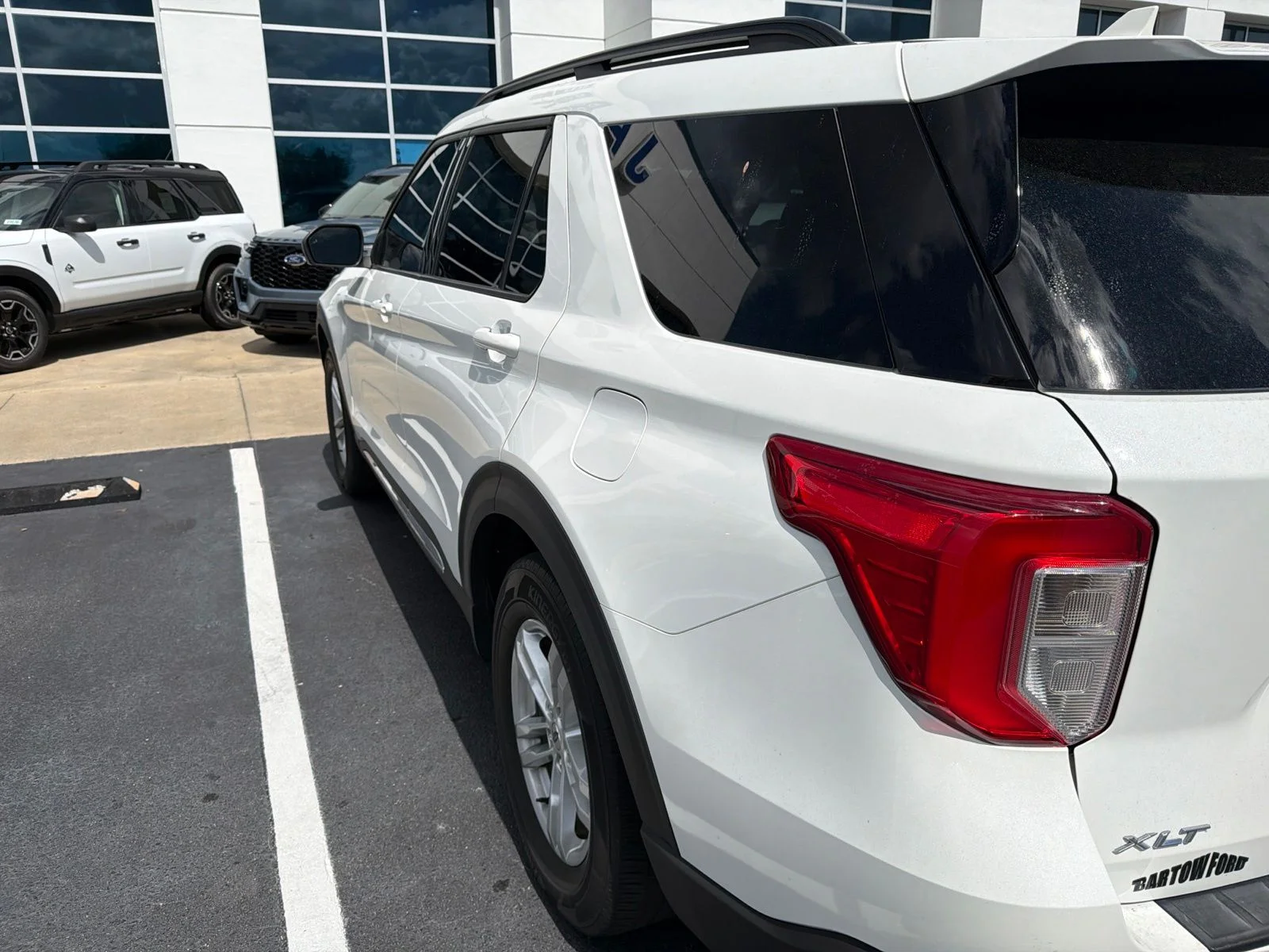 Certified Used 2022 White Ford XLT image 2