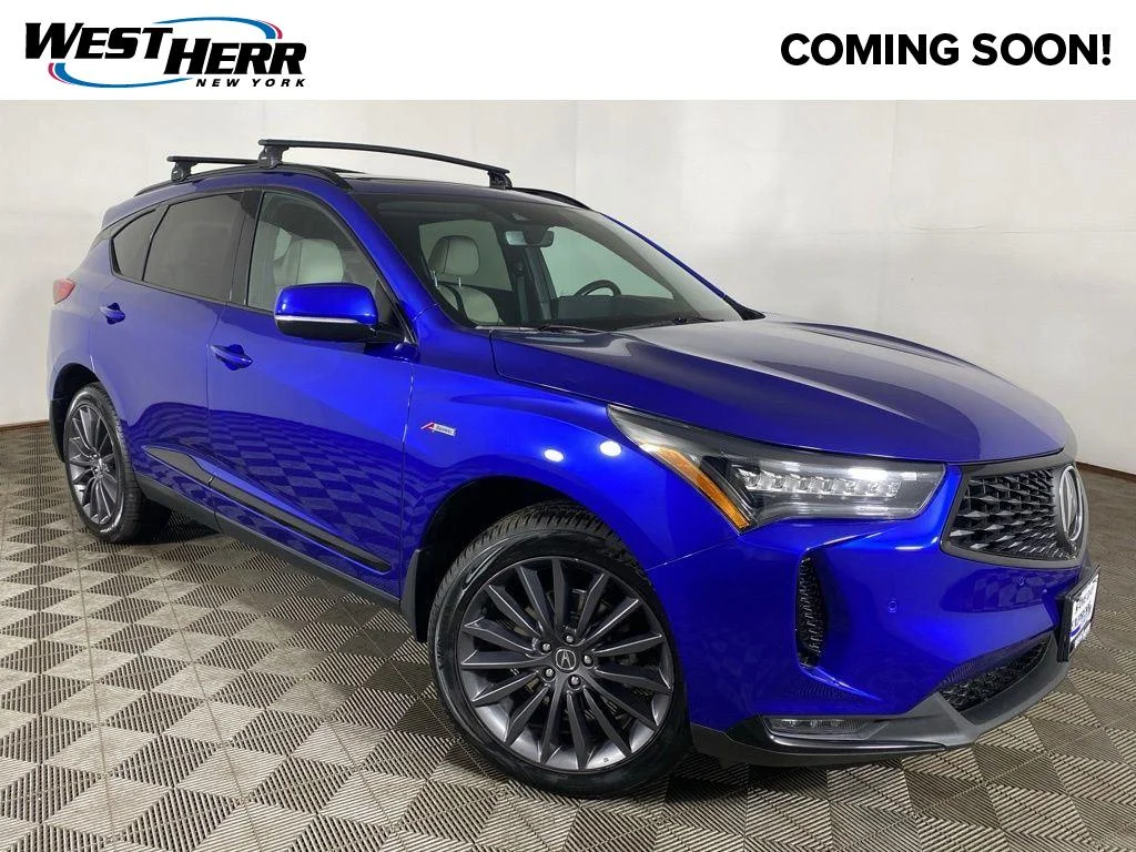 Used 2023 Apex Blue Pearl Acura A-Spec Advance Package image 1
